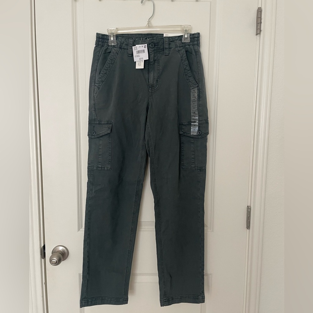 American Eagle Gray Cargo Pants